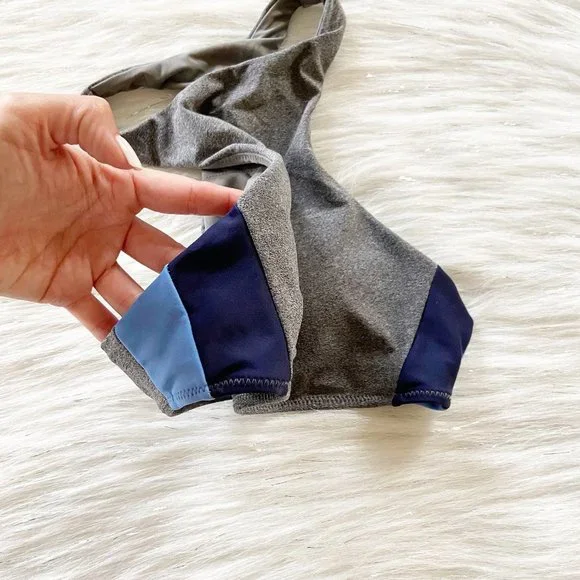 NEW Aerie High Neck Racerback Crop Bikini Swim Top - Picture 3 of 6